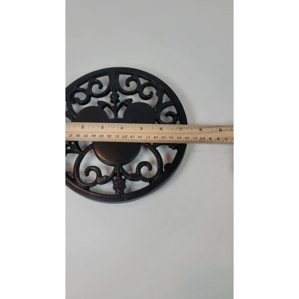 Disney Parks Mickey Mouse Cast Iron Pot Trivet